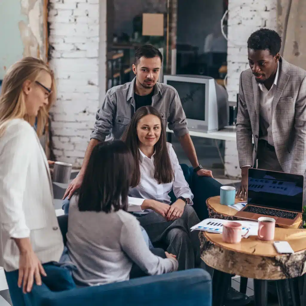 Team working together